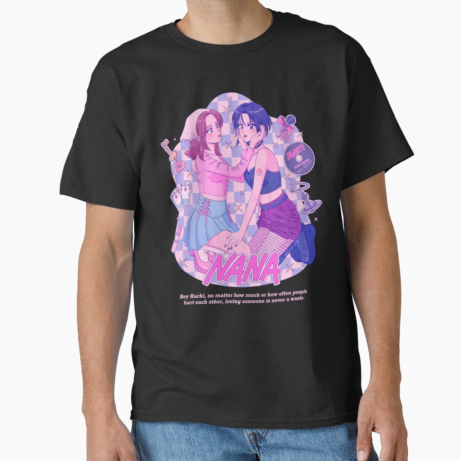 Nana Anime Nana With Hachi T-shirt - Image 2