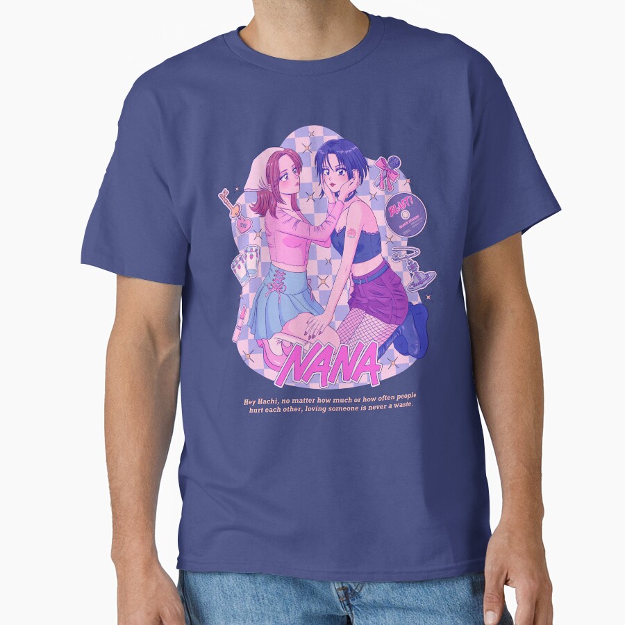 Nana Anime Nana With Hachi T-shirt - Image 4