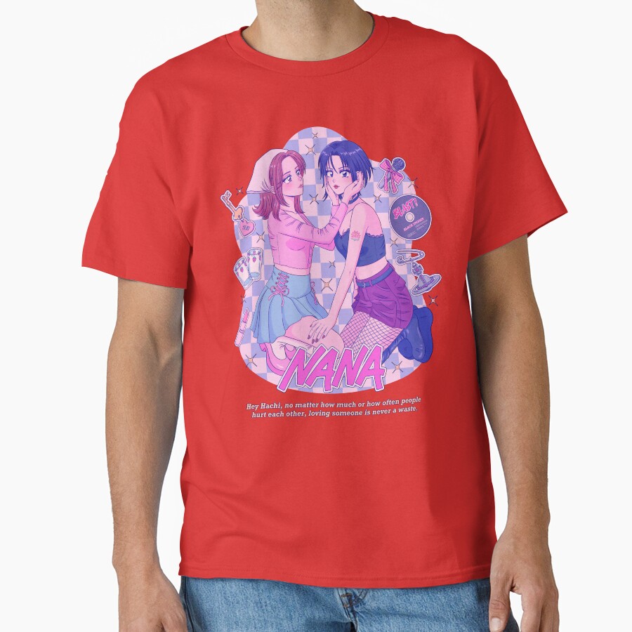 Nana Anime Nana With Hachi T-shirt - Image 5