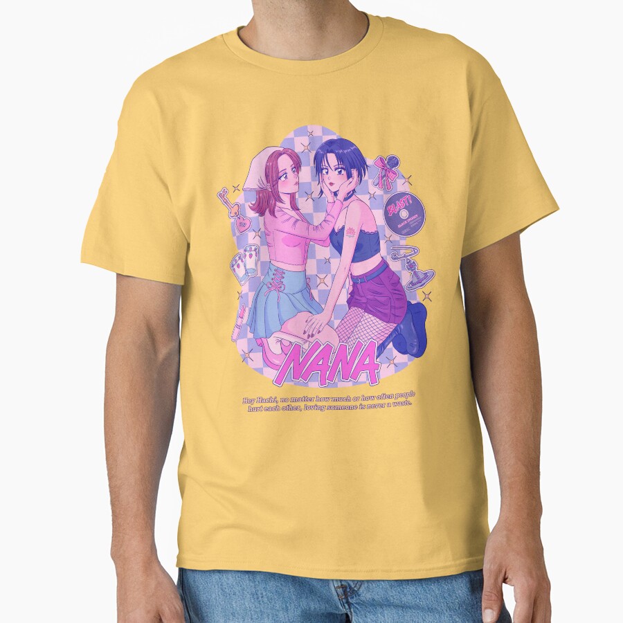 Nana Anime Nana With Hachi T-shirt - Image 6
