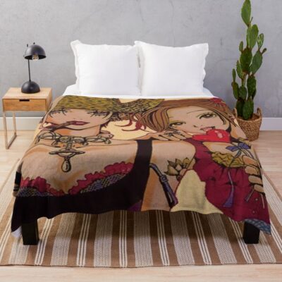 Nana Anime Nana Anf Hachi Throw Blanket