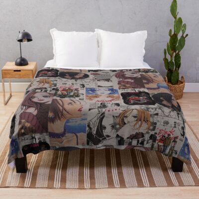 Nana Anime Collage Design Throw Blanket