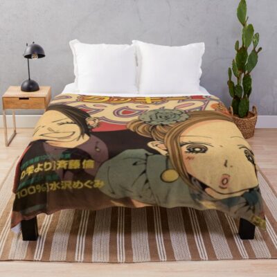 Nana Anime Nana With Hachi Throw Blanket