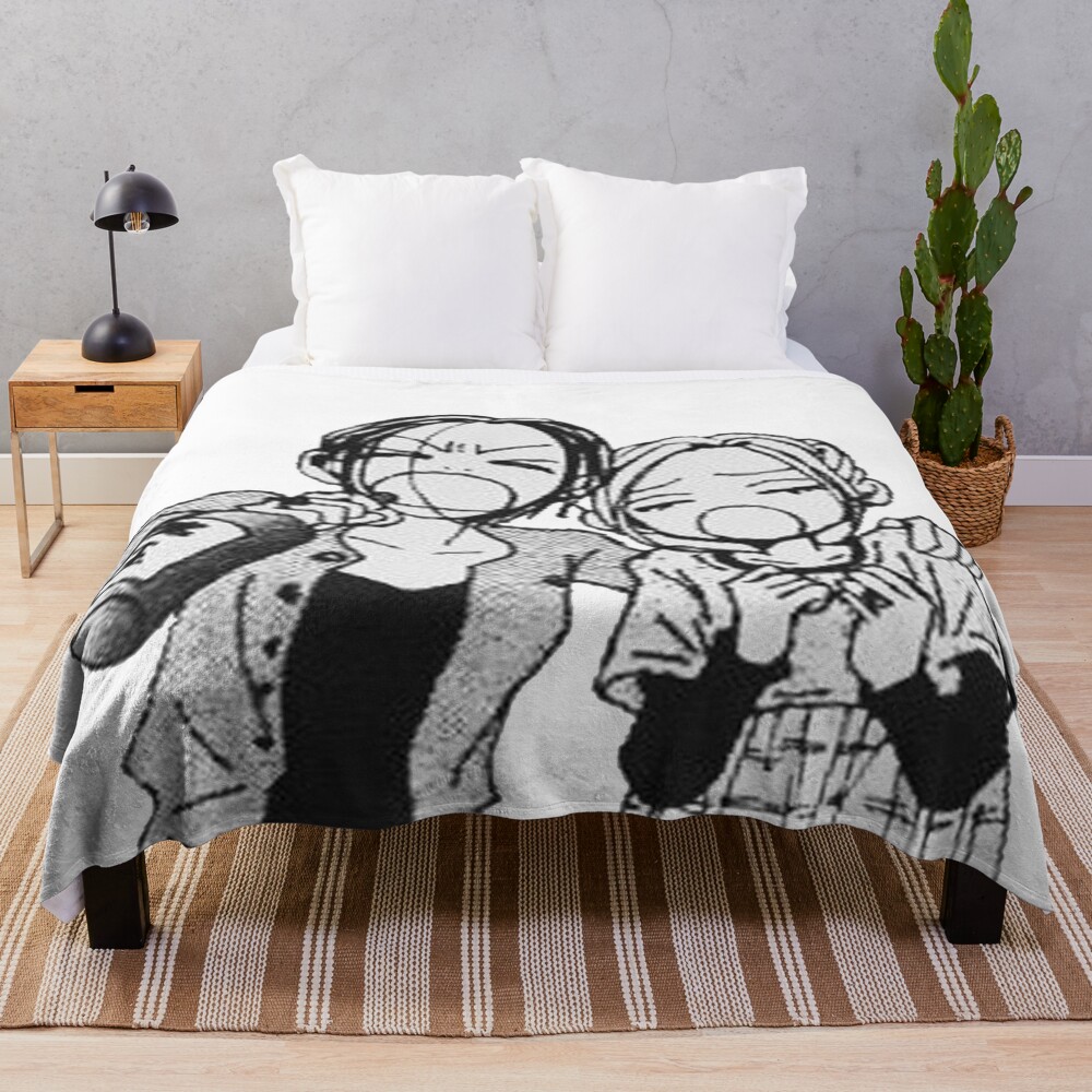 Nana Anime Nana With Alcohol Throw Blanket