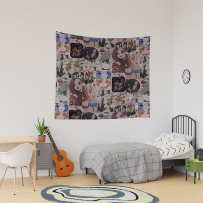 Nana Anime Collage Design Tapestry
