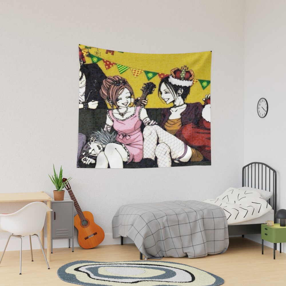 Nana Anime Nana Christmas Gathering Tapestry