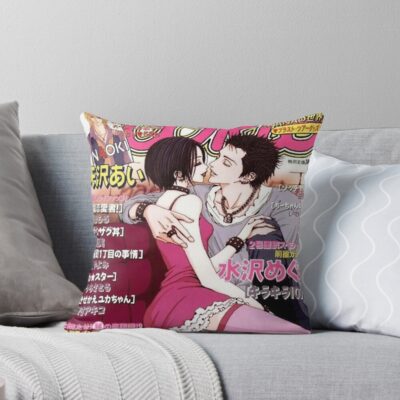 Nana Anime Nana Magazine Throw Pillow