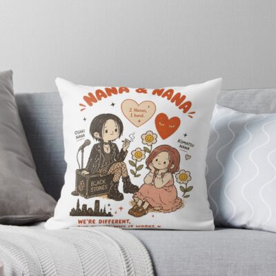 Nana Anime Nana Friendship Throw Pillow