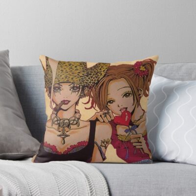 Nana Anime Nana Anf Hachi Throw Pillow