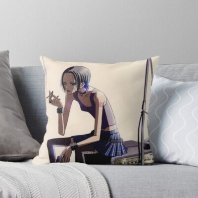Nana Anime Nana With Cigarette Throw Pillow