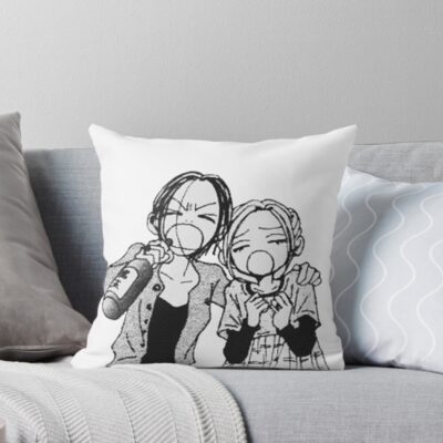 Nana Anime Nana With Alcohol Throw Pillow